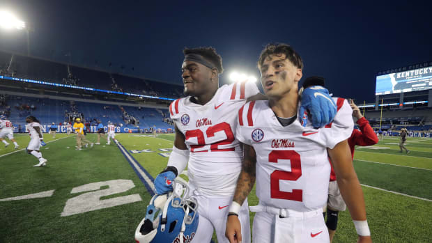 Matt Corral at Kentucky (Josh McCoy, Ole Miss Athletics)